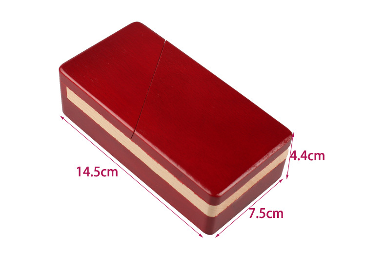 Funny Natural Beech Wood Kongming Luban Lock Box Series Toys Adult Puzzle Mystery Organ Magic Box Ring Box