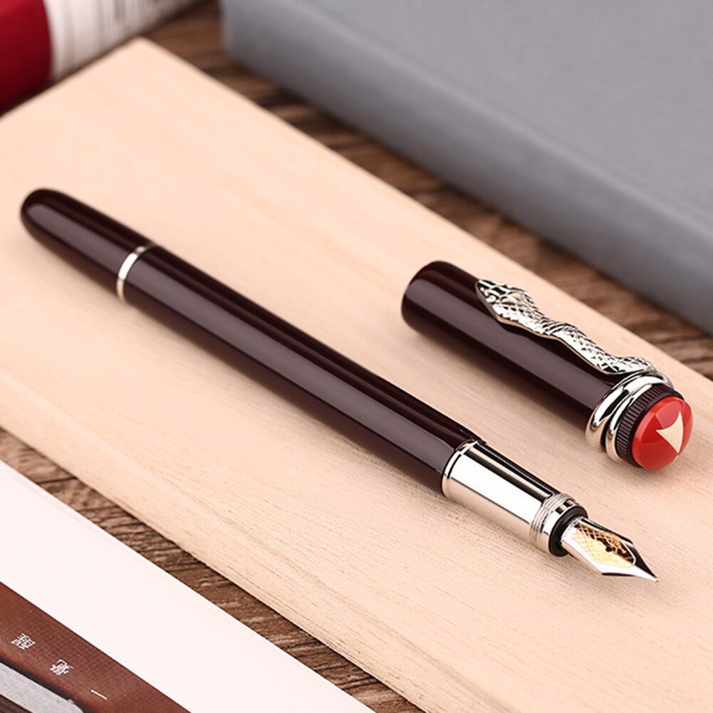 Bolígrafo De Metal Moonman F9 absorbente de tinta suave para oficina, negocios, escritura, estudiante, papelería clásica de lujo, , serpiente araña
