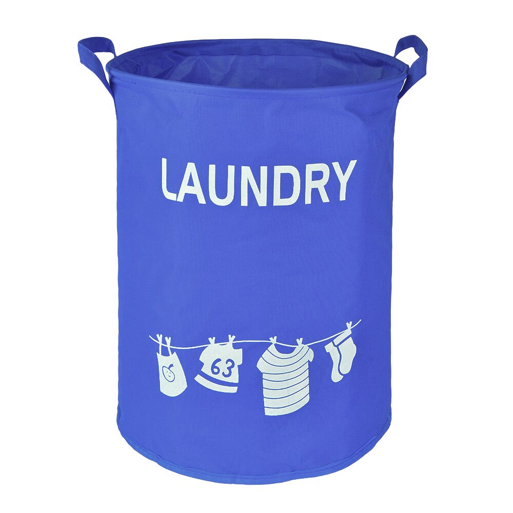Folding Laundry Basket Round Storage Bin Bag Large Hamper Collapsible Clothes Toy Basket Bucket Organizer Large Capacity: 8
