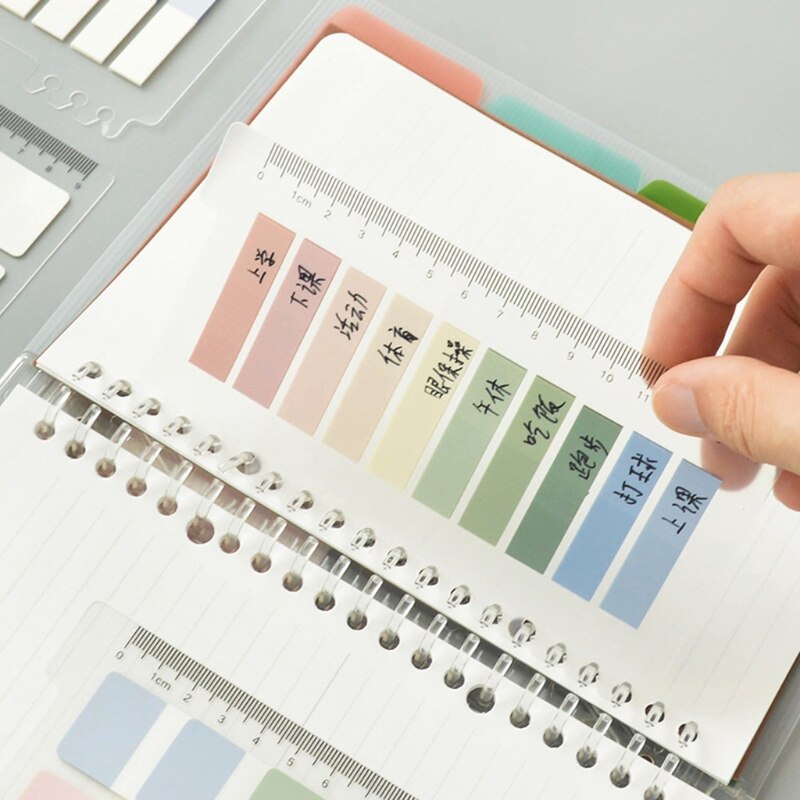10/20 Vellen Huisdier Planner Stickers Index Tabs Bookmark Sticky Notes Pagina Marker Briefpapier Kantoor School Supply