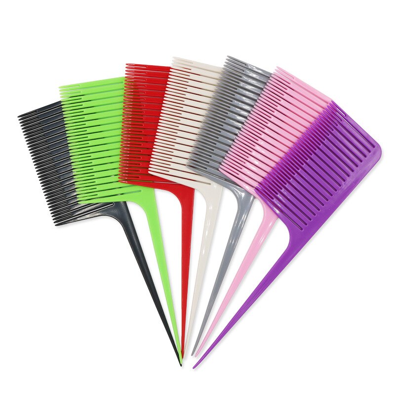 Peine de teñido de cola Pro-pelo teñido tejido corte peines cepillo de pelo para salón de peluquería resistente a altas temperaturas