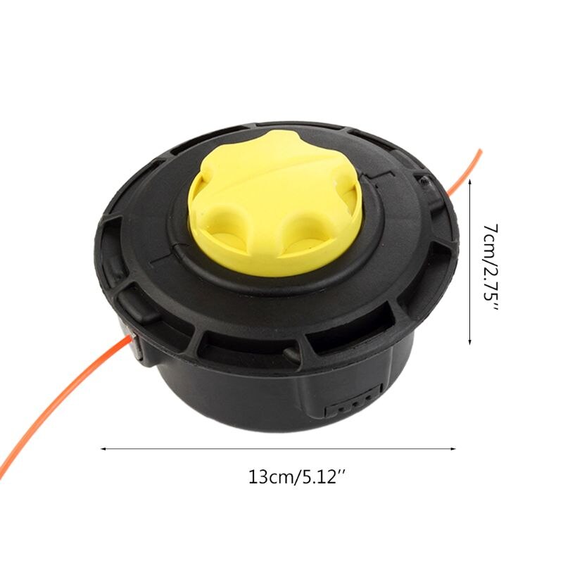 Universal Grass Trimmer Head 2 Lines String Brush Cutter Lawn Mower Garden Tools 23GB