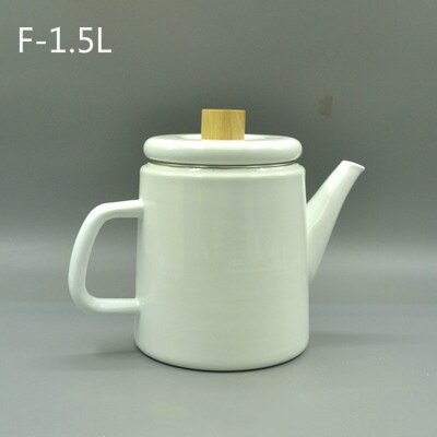 Emalj kaffekanna, emalj vattenkanna, emaljvinkanna. nordisk stil.: F -1.5l
