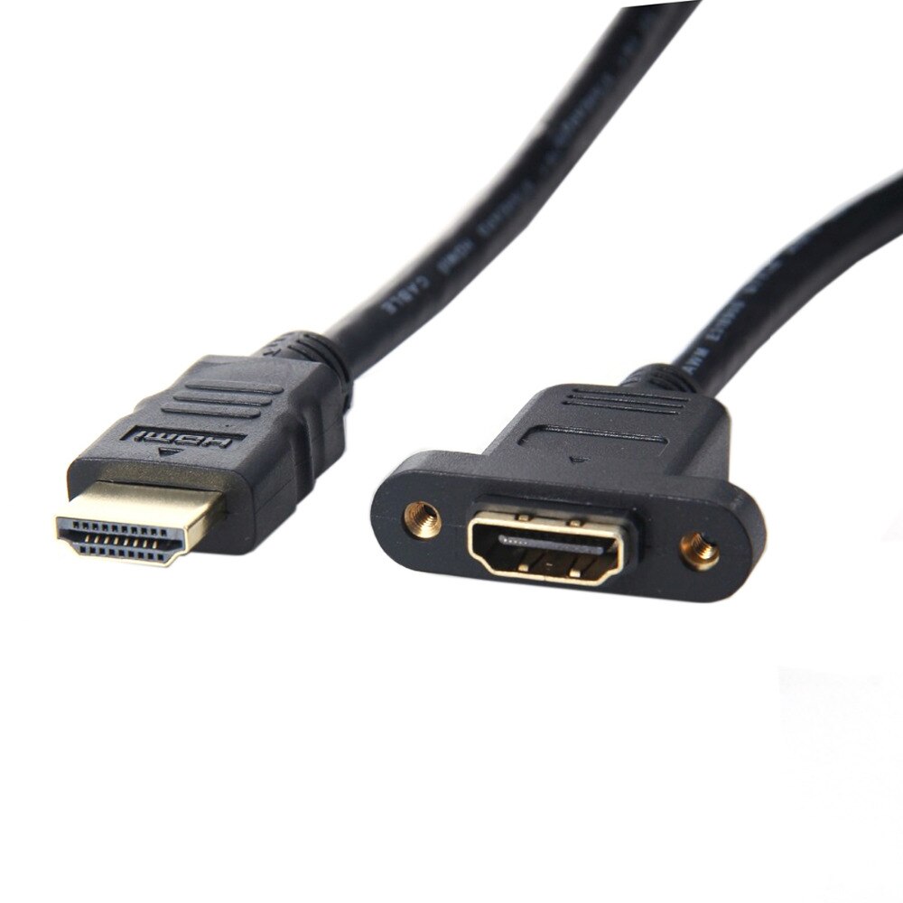 HDMI EINE 1,4 19Stift Stecker auf Hdmi Typ A Weiblich Verlängerung Kabel 30cm Länge mit Schraube See