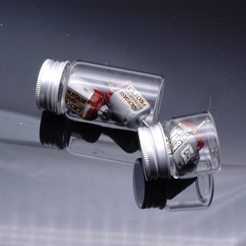 Mini glas flasche höhe 70mm und 40mm 2 größe mehr verwenden für tamiya mini 4wd auto motoren reinigung 2 stücke preis MJ MODELL