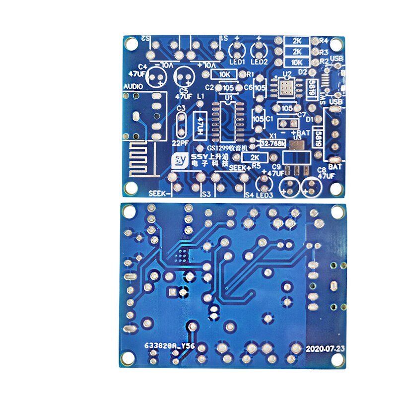 GS1299 DIY FM Sender Radio Bausatz DIY Digitale Radio Produktion Bausatz FM Digital Radio schweißen Bausatz