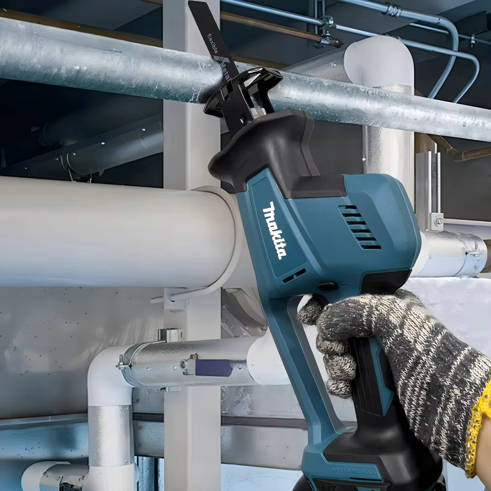 Makita DJR189 18V Cordless Electric Reciprocating Saw Brushless Rechargeable Wood Metal Cutting Saw Portable Saw Power Tool