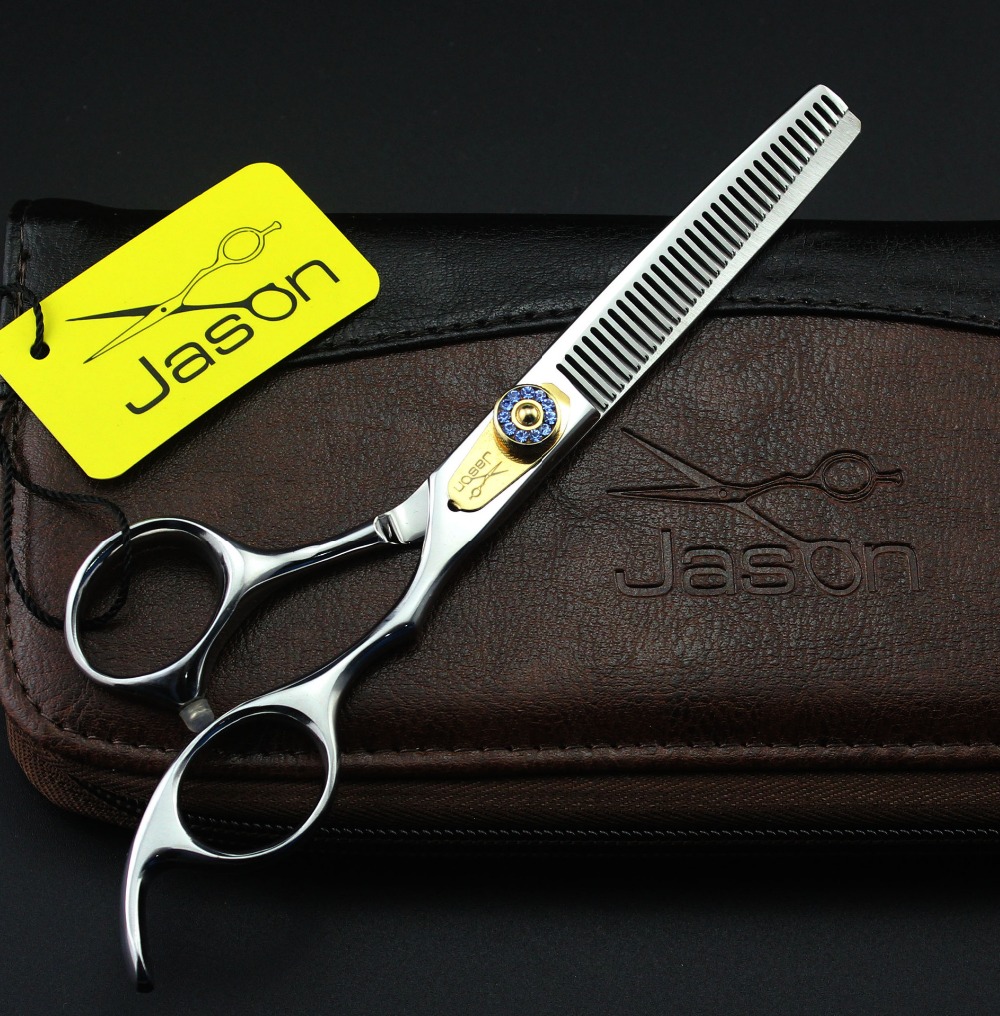 6 Inch Jason Fabriek Prijs Kappers Schaar Jp 440C Diamante Kappers Snijden Schaar Dunner Schaar Haar Schaar