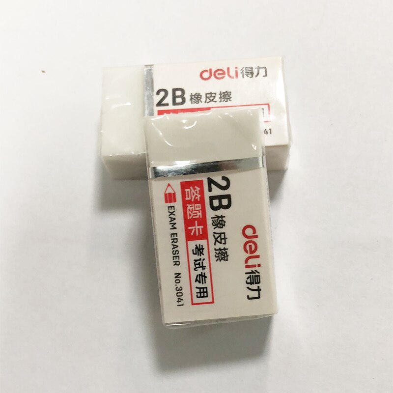 Sample price 3pcs lot Pencil Eraser Rubber Eraser for Artist student stationery Sketch Drawing Cleaner deli 3041