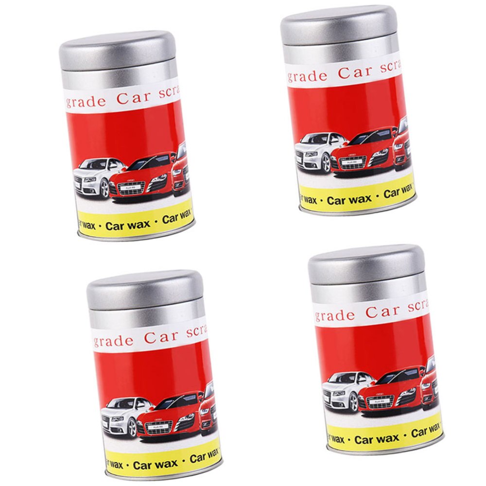 2pcs Automobile Repair Wax Car Scratch Repair Fluid Auto Surface Paint Restoration Remover (Plastic Jar Red)