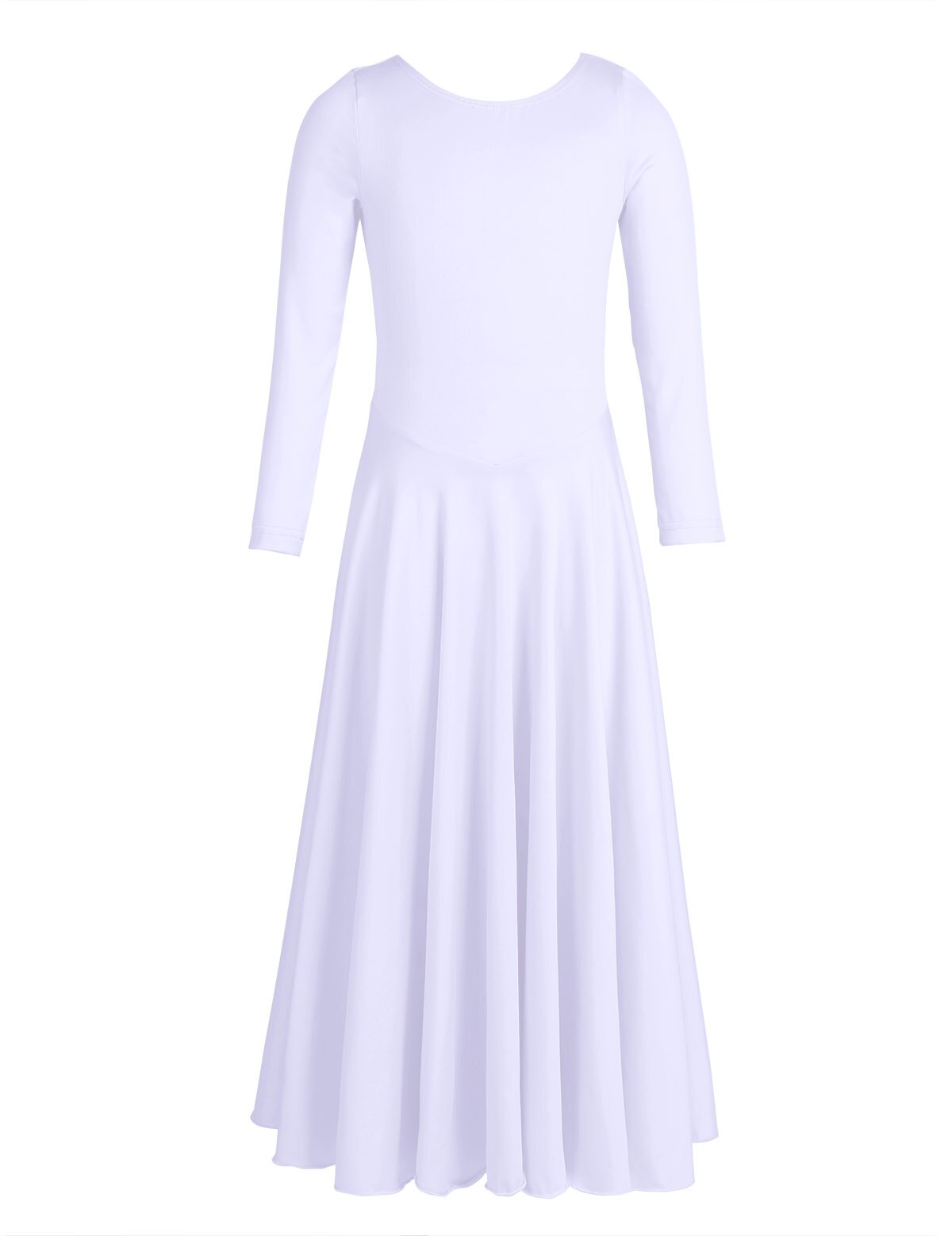 iiniim Kids Girls Formal Ballet Tutu Dance Dress Gymnastics Leotard for Kids Praise Dance Costumes Modern Liturgical Dance Wear