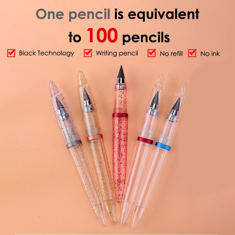 Acryl Technologie Onbeperkt Schrijven Eeuwige Potlood Geen Inkt Pen Magic Potloden Zonder Slijpen Potlood
