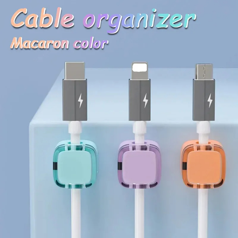 Cable Organiser Adjustable Magnetic Cable Clip Cable Cord Holder Under Desk Organizing Cable Management Holder Wire Keeper Cable