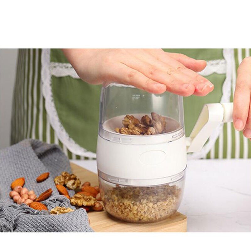 Ręczny młynek robić orzechów wielofunkcyjny suszony rozdrabniacz robić owoców orzechowe tłuczek orzech siekacz orzechowe urządzenie szlifierskie narzędzia kuchenne