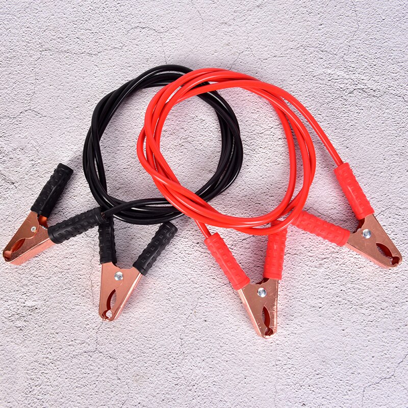 Bil varevogn batteri booster kabel batteri hoppekabel 2m tunge 500 amp nødstrøm opladning jump start ledninger
