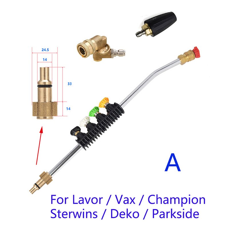 For Lavor Vax Craftsman Briggs high pressure washer foam cannon sand blaster hose for washing nozzle sewer cleaningpneumatic gun: Red