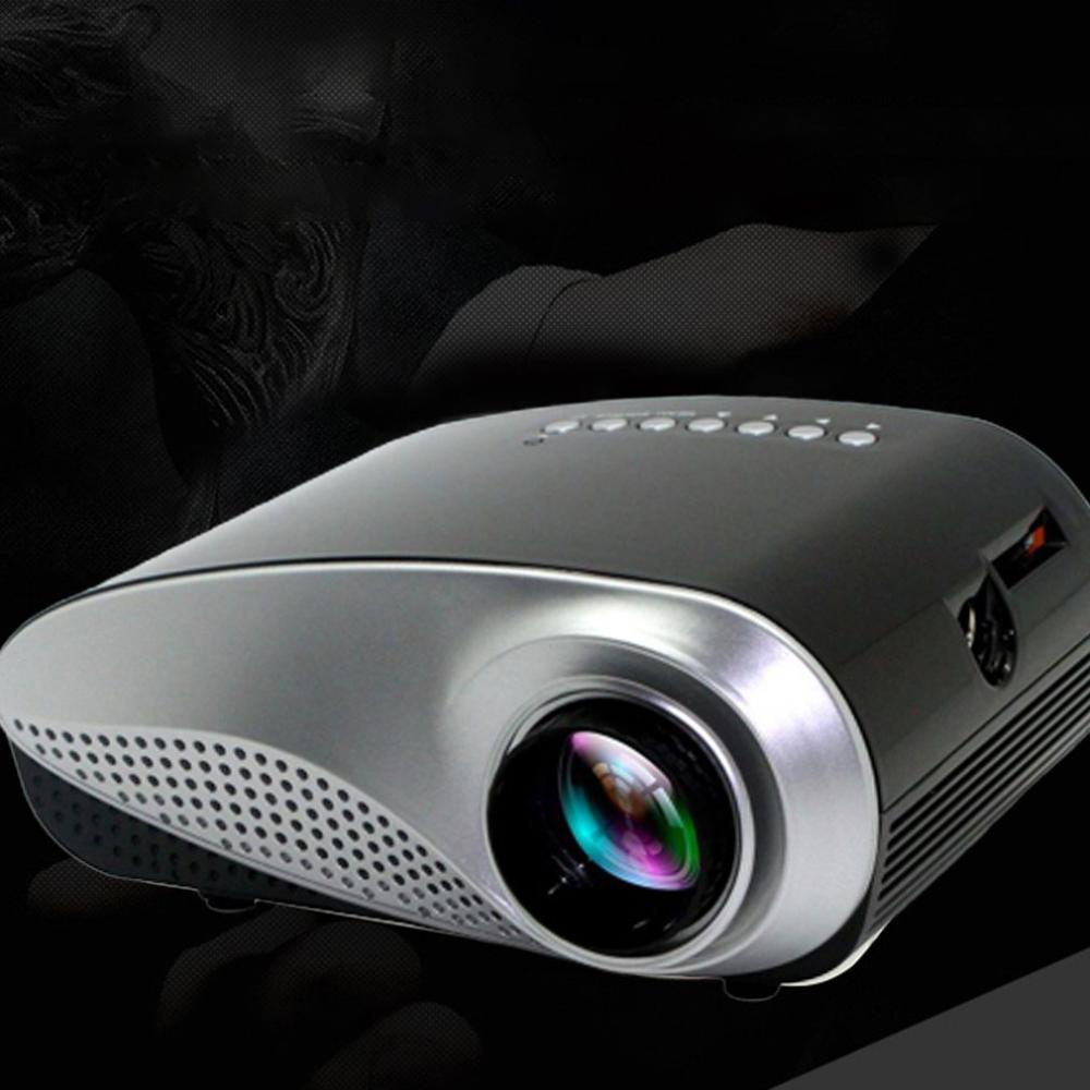 Mini proyector Full HD proyector LED portátil Multimedia Teatro en Casa USB VGA HDMI TV casa teatro sistema 480*320 de plástico ACEHE