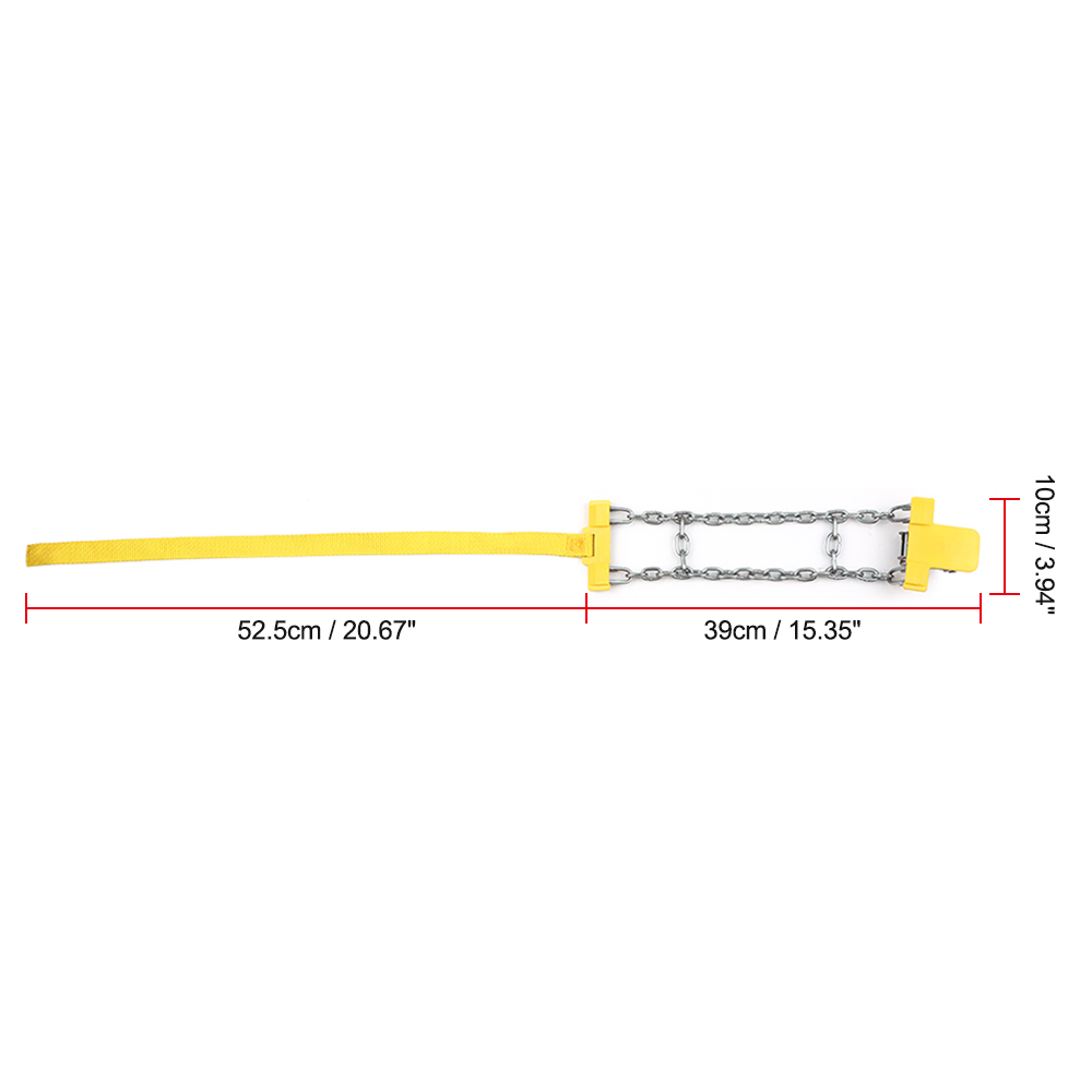 Metalen Anti-slip Ketting Auto Anti-slip Sneeuw Sneeuwkettingen Auto Skid Riem voor Auto Vrachtwagen SUV Anti -slip Emergency Rijden: Default Title