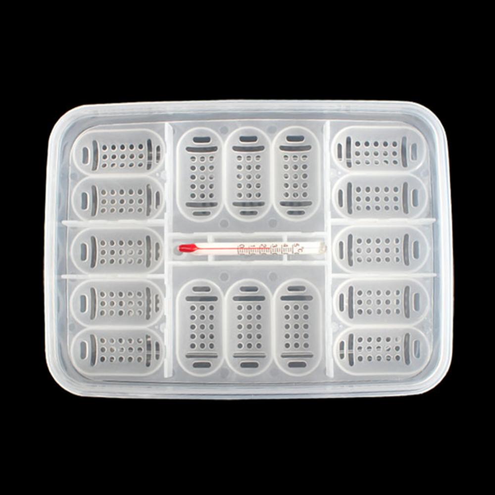 Pet Reptile Lizard Snake Gecko 16 Grids Egg Hatchery1 Breeding Box Case Incubator1