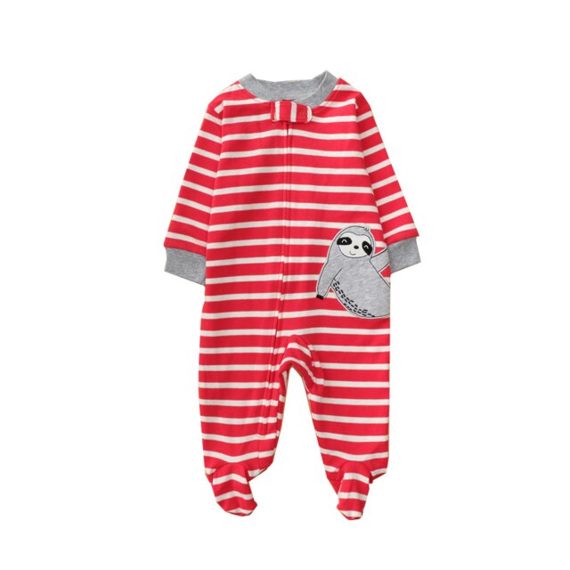 Baby Romper Jongens Meisjes Fleece Lange Mouwen Jumpsuit Schoeisel Kinderen Kleding Zuigelingen Uitje Kleding Voor Kids Pyjama: 5 / 12m