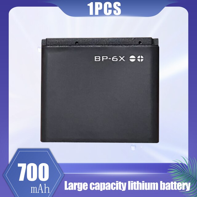 1-20PCS 700mAh BP-6X BP 6X BP6X Replacement Lithium Cell Phone Battery For Nokia 8800 8800S 8800D 8800SE Sirocco 8860 8861 N73i: 1PCS