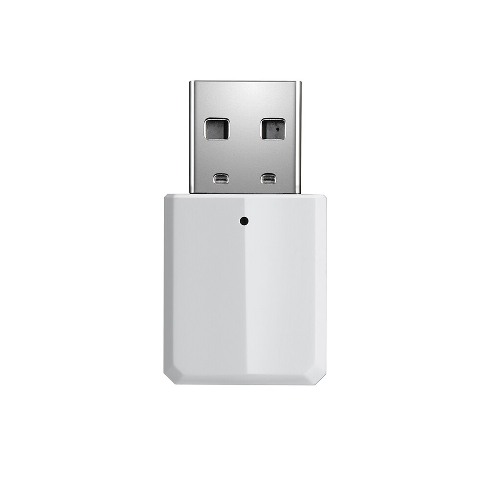 Bluetooth Receiver Transmitter ZF-169 Wireless Audio Adapter BT 5.0 With AUX Out for Headphone Speaker Phones PC Audio Player: White
