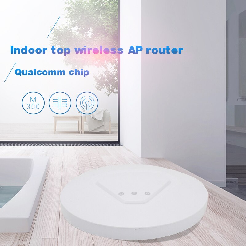 300Mbps in Wall WiFi Access Point Wireless Socket AP for Hotel WiFi Project Support AC Management RJ45 RJ11 WPS Encryption