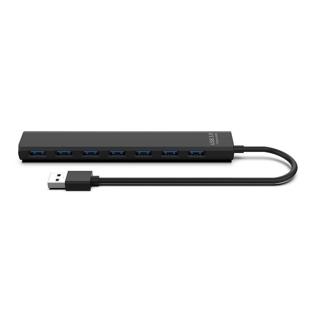 USB 3.0 Hub High Speed 7 Ports Splitter with Independent Switch Expansion Hub