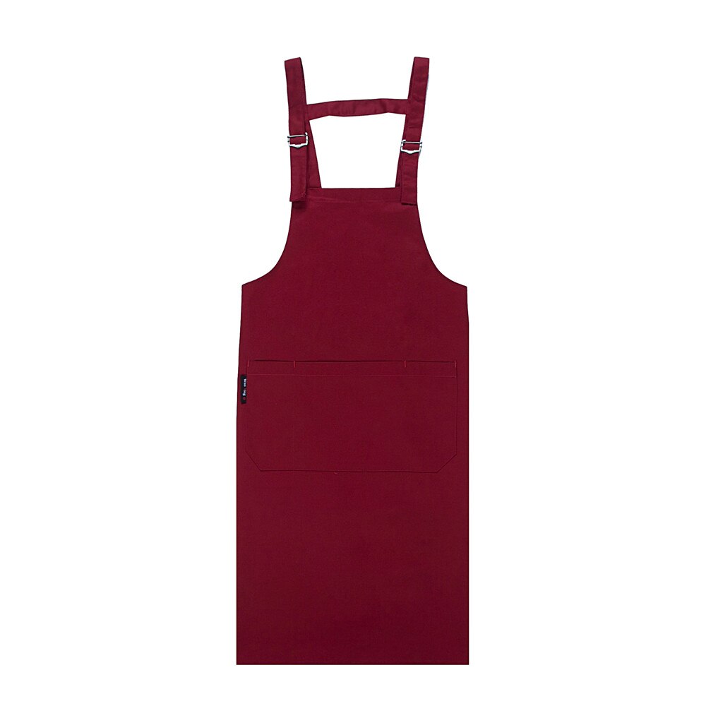 Unisex Food Service Kitchen Work Restaurant Home Cooking Cleaning Wear Aprons Chef Waiter Hotel Coffee Shop Uniforms: Red