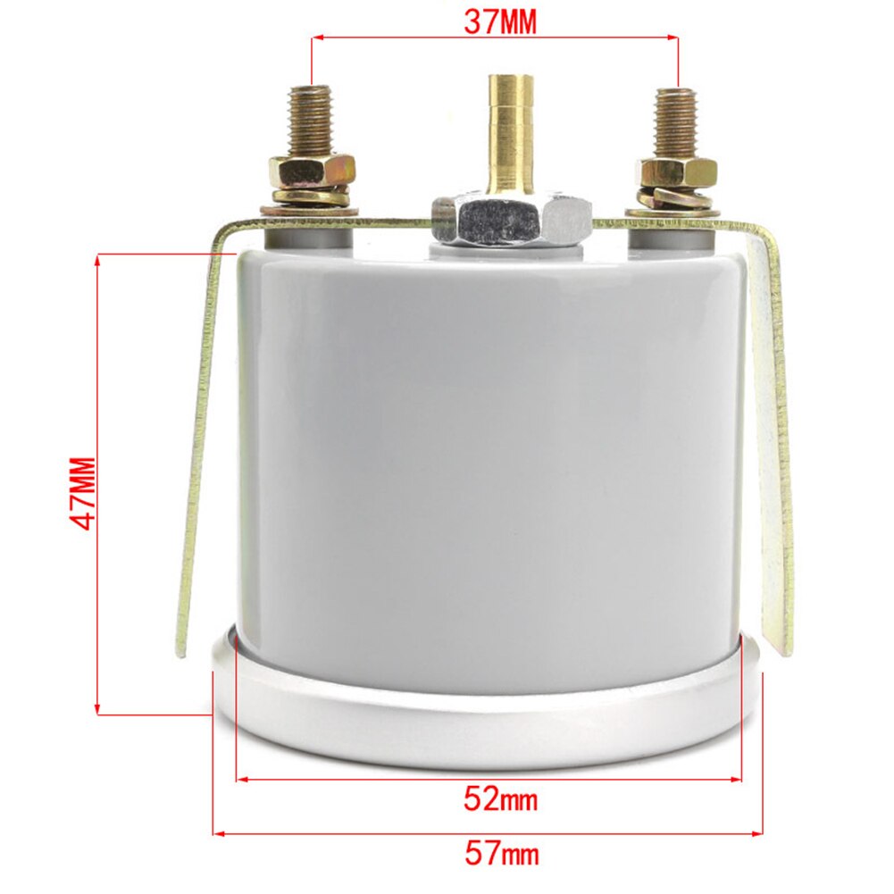2in 52mm Motorcycle Parts Press Meter Turbo Boost Gauge Kit Pointer Display Led Car Digital Universal Smoke Lens 0-30PSI ABS