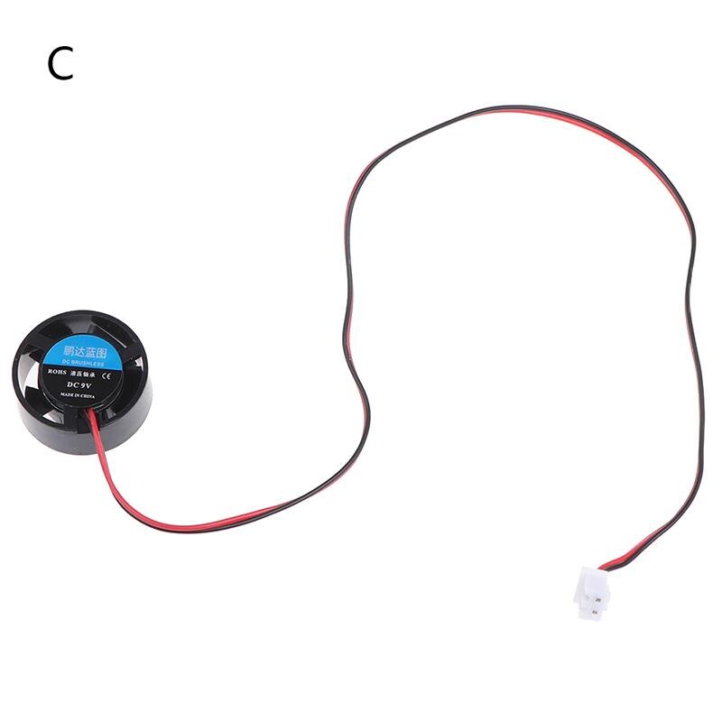 Notebook Micro Cooling Fan 25.5x10mm 5v 9v 12v 24v Round Mini For Led Lamps Computer Radiator: C