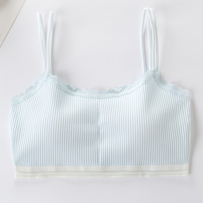 Teenage Girls Training Bras Young Girl Bra Lace Teenage Underwear For Kids Summer Teens Puberty Clothing Children Vest Brassie: 3