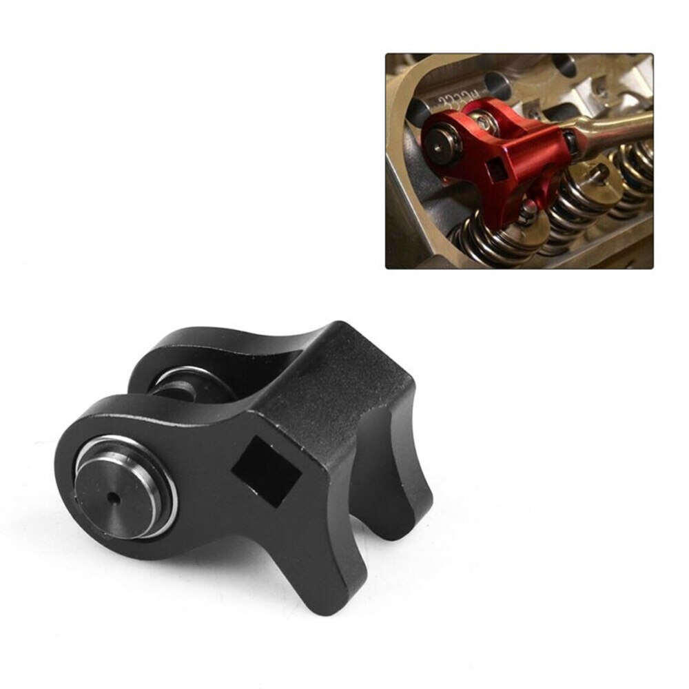 Svart aluminium ventil fjäderkompressor & installationsverktygssats biltillbehör för  ls1/ls2 katedralportar cylinderhuvud stil