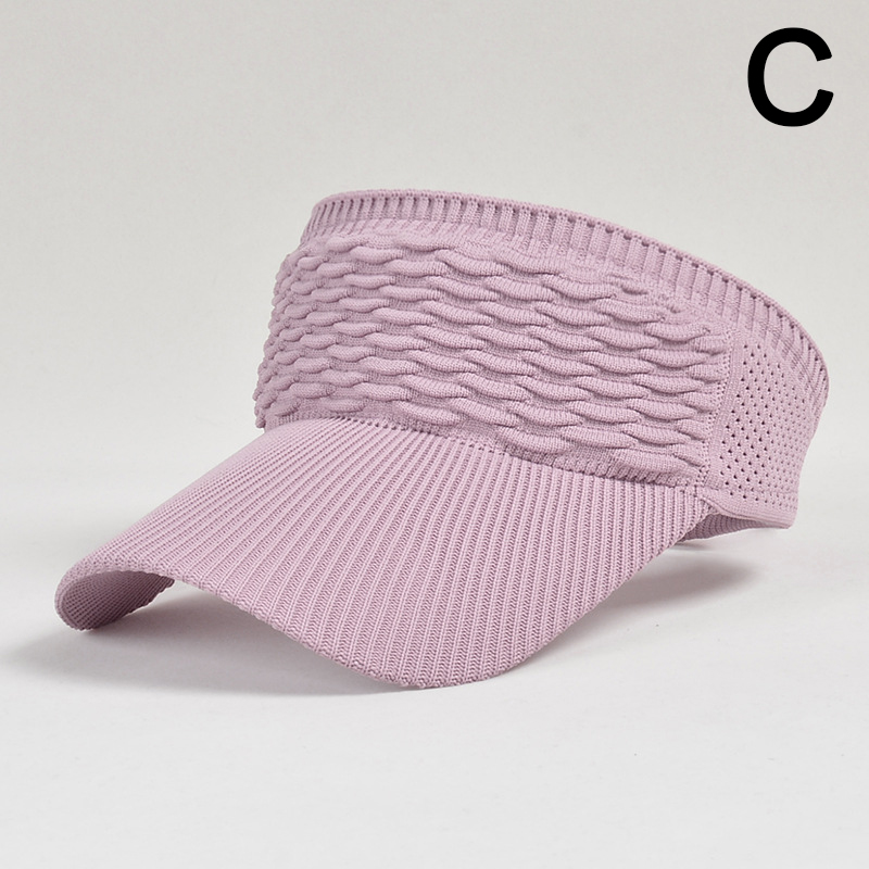 Summer Women's Empty Top Duck Tongue Baseball Cap Sun Visor Hip Hop Golf Cap Outdoor Sports UV Sunscreen Sun Hat: C