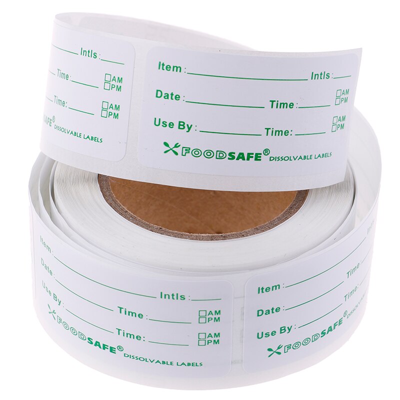 250pcs/set Self-Adhesive Sticker Removable Food Labels Stickers Freezer Sticker