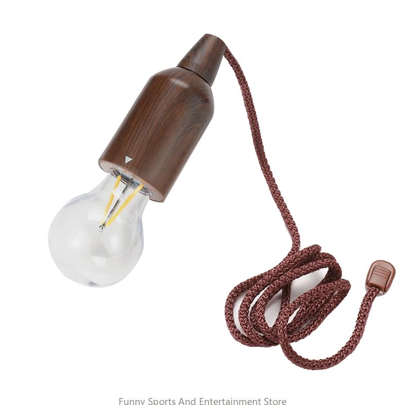 C4DE wasserdichte draussen -Zeltlicht Innenhof Ziehen Sie Kordlampe dekoratives hängendes Licht: Silber