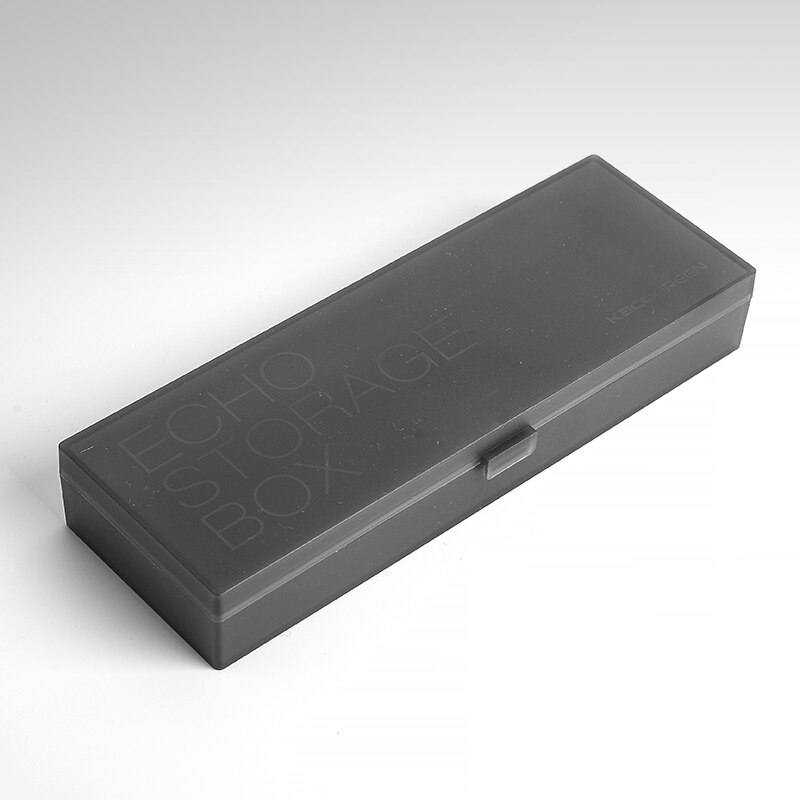 1PC KACO ECHO Translucent Plastic Pencil Case Candy Color Multi-Function Stationery Storage Box Children Student Pencil Box