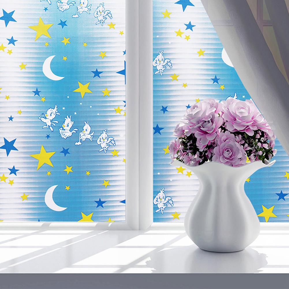60x200cm Frosted Sticker Balcony Bathroom Kitchen Window Decorative Glass Film wall stickers home decor