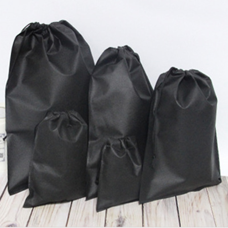 Non-tissé tissus cordon sac chaussures voyage Portable organisateur trousse de toilette étui vêtements sacs à dos sac à provisions