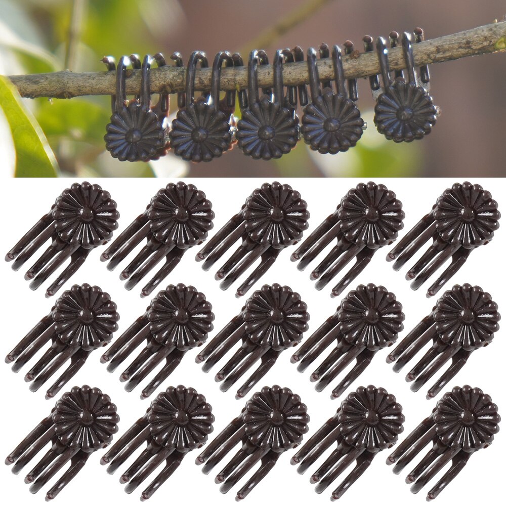 30-1000szt. 5-pazur brązowy orchidea spinacz ogród Zakład Zacisk dla wspinaczka wino trzon Pomoc naprawić sadzenie klatka szybowa zawiązany gałąź rosnąć pionowo