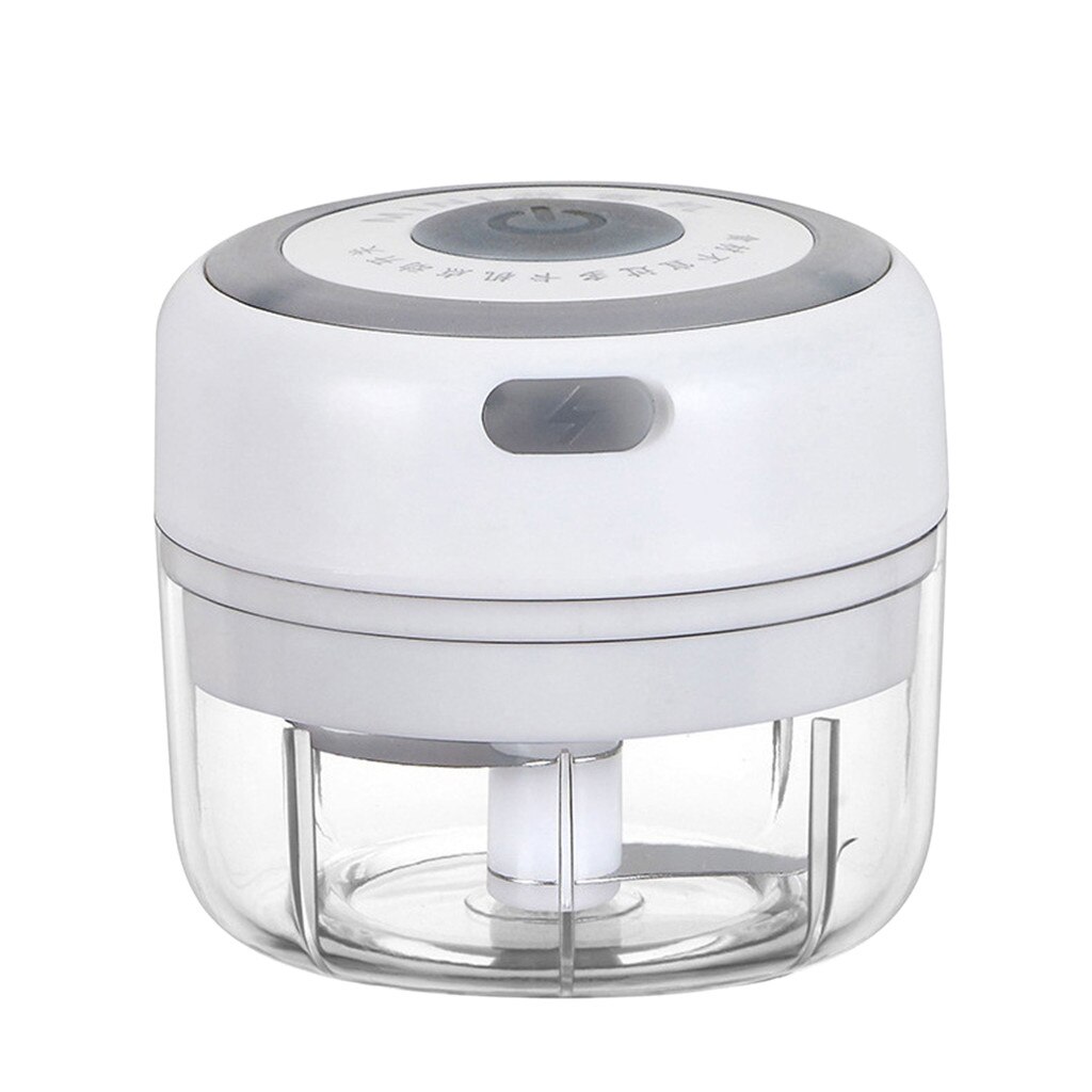 Portable Electric Crusher Multifunction High Speedy Vegetable Fruit Shredder Mini USB Rechargable Vegetables Garlic Cutter A05: C