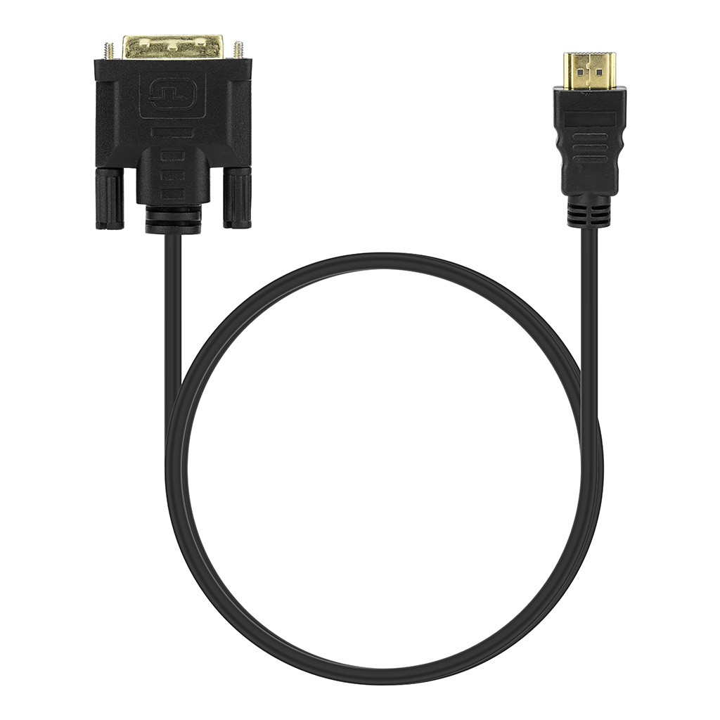 Cavo compatibile HDMI 1M linea Ultra sottile compatibile HDMI con DVI DVI a HDMI-cavo FULL HD ad alta velocità compatibile disponibile