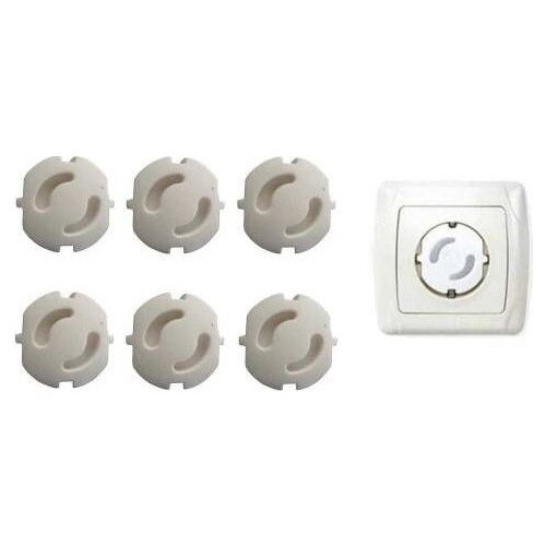 Sécurité électrique Minisium produit de sécurité enfant (cache prise-prise murale Min Protection enfant (mise à la terre) paquet Inter 6 pièces