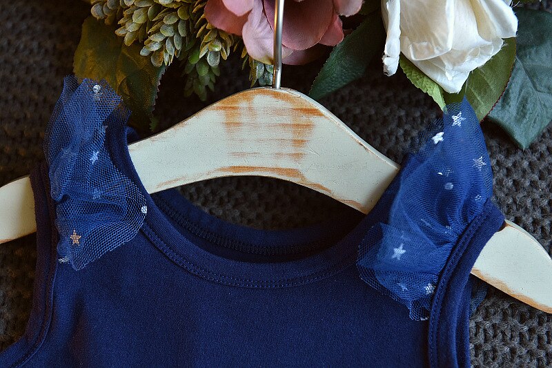 2-6Years Zomer Kleding Peuter Jurken Voor Baby Meisjes Kant Mesh Mouwloze Prinses Feestjurk Kinderen Kleding 1898