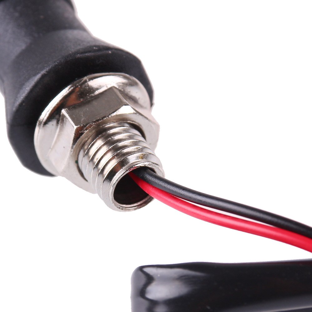 4pcs Black Prismatic Motorcycle Turn Signal Light Motorcycle LED Headlight Anti-Rust Scooter LED Scooters Spotlight Working Lamp