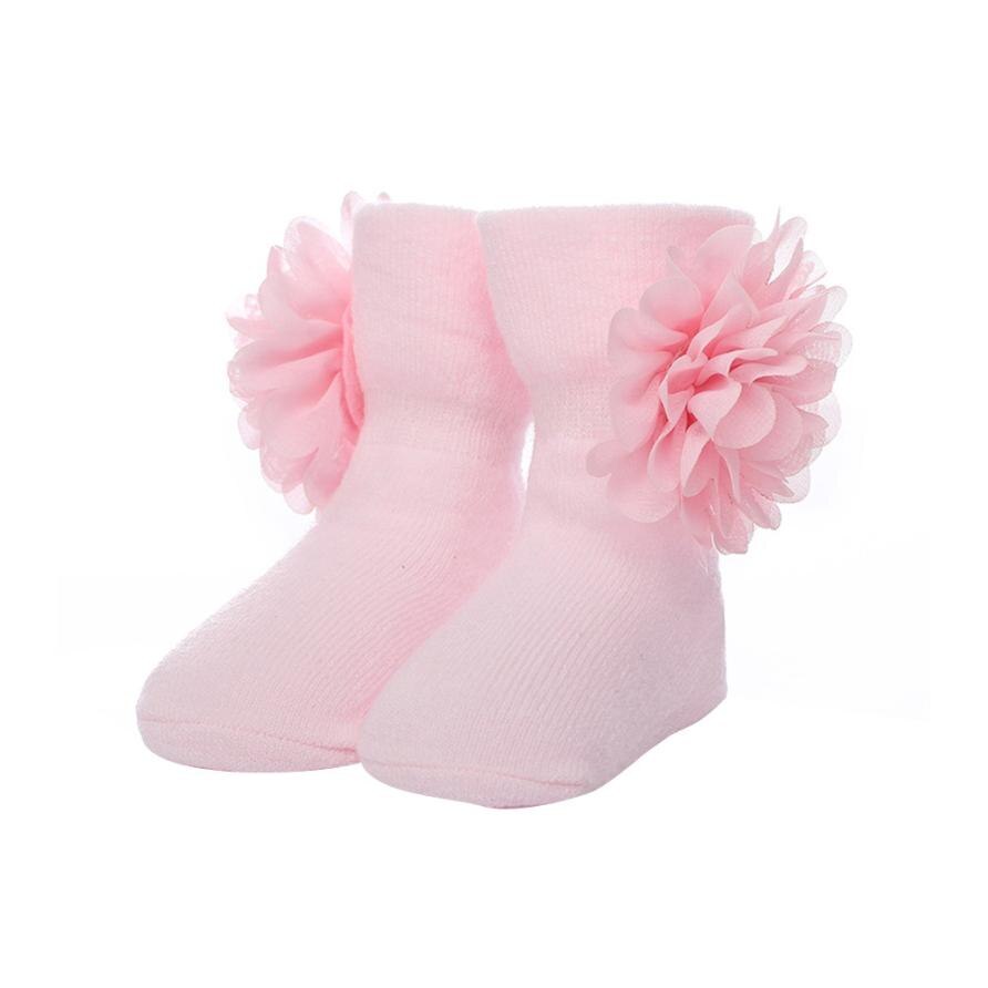 Baby Toddlers Flowers Combed Cotton Ankle Socks Girls Boy Elasticity Socks BTTF: A