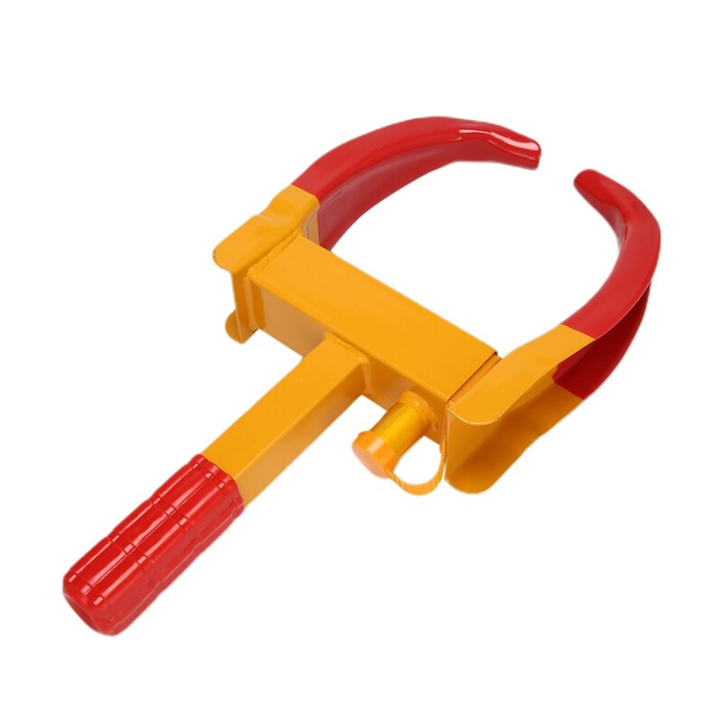 Universal Wheel Clamp Lock, Heavy Duty Security Tire Lock Anti Theft Lock for Car Trailer ATV SUV Golf Cart Motorcycle