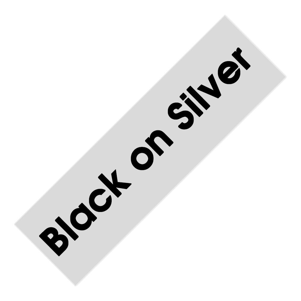 24mm Tape For Dymo D1 Label Tape 53710 53713 53714 53715 53716 53717 53718 53719 Printer Ribbon For Dymo LabelManager 400 450: Black on Silver