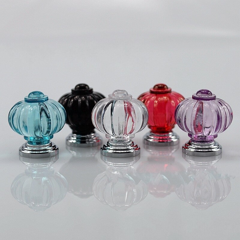 28MM multicolour Diamond Door Knobs Crystal Glass Cupboard Drawer Pull Kitchen Cabinet Door Wardrobe Handles Hardware