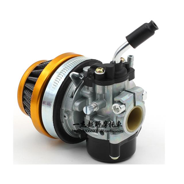 Mini moto 19mm phbg dellorto stil karburator carb cag metal brændstofforsyning